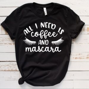 Coffee Mascara Tshirt